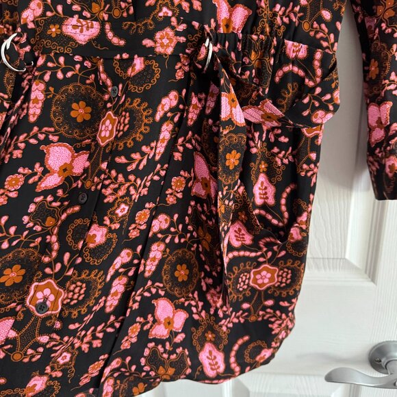 A.L.C. Silk Paisley Sacha Floral Dress, Size 10. Fits like size 8 - Picture 7 of 9